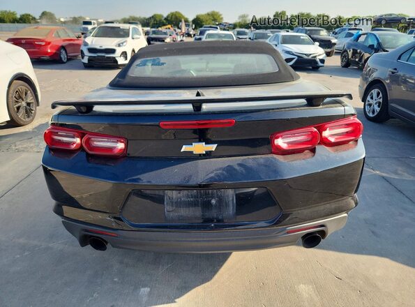 1G1FB3DSXM0103152 2021 CHEVROLET CAMARO Black Rear view