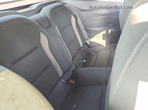 1G1FB3DSXM0103152 2021 CHEVROLET CAMARO Black Rear seats view