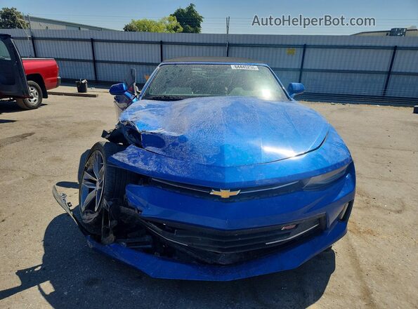 1G1FB3DX4H0214328 2017 CHEVROLET CAMARO Blue Դիմացի տեսք
