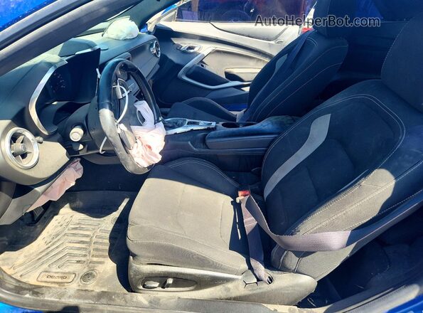 1G1FB3DX4H0214328 2017 CHEVROLET CAMARO Blue Սալոնի դիմացի տեսք