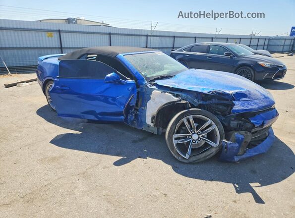 1G1FB3DX4H0214328 2017 CHEVROLET CAMARO Blue Առջևի աջ