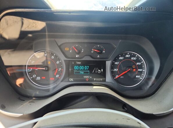 1G1FB3DX4H0214328 2017 CHEVROLET CAMARO Blue Սարքավորումների վահանակի տեսք