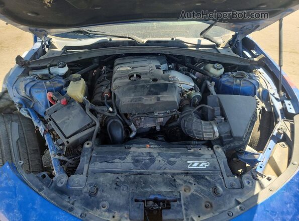 1G1FB3DX4H0214328 2017 CHEVROLET CAMARO Blue Սալոնի հետևի տեսք