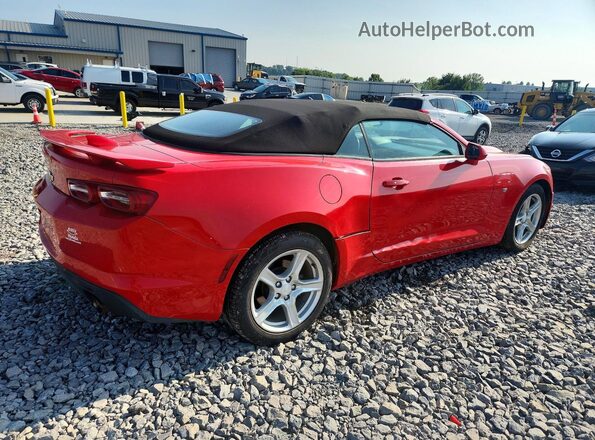 1G1FB3DX4L0106638 2020 CHEVROLET CAMARO Red Rear right