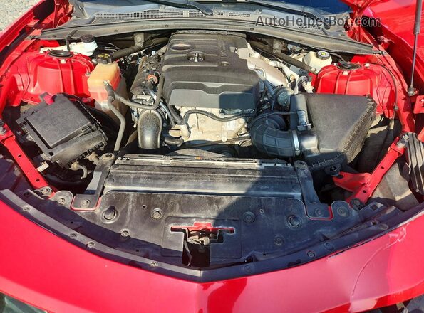 1G1FB3DX4L0106638 2020 CHEVROLET CAMARO Red Rear interior view