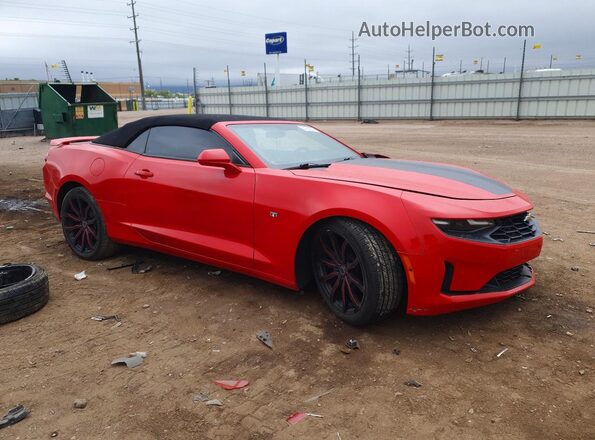 1G1FB3DX4L0125495 2020 CHEVROLET CAMARO Red წინა მარჯვენა