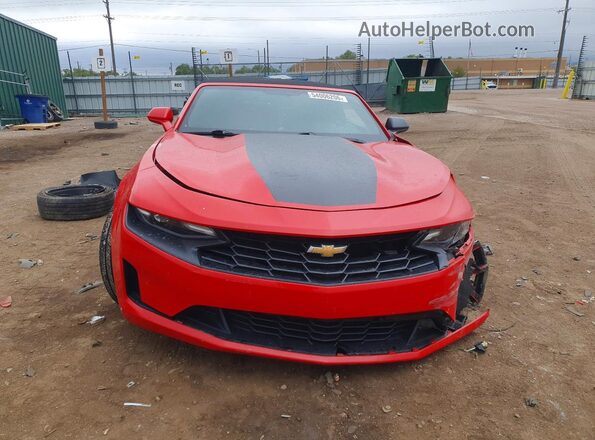 1G1FB3DX4L0125495 2020 CHEVROLET CAMARO Red წინა ხედი
