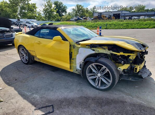 1G1FB3DX7H0211536 2017 CHEVROLET CAMARO Yellow Delantero derecho