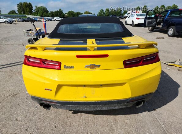 1G1FB3DX7H0211536 2017 CHEVROLET CAMARO Yellow Vista trasera
