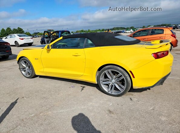 1G1FB3DX7H0211536 2017 CHEVROLET CAMARO Yellow Trasero izquierdo