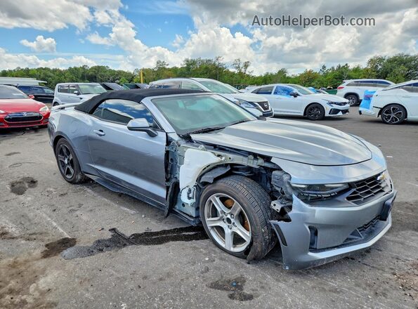 1G1FB3DX8L0121286 2020 CHEVROLET CAMARO Gray Առջևի աջ