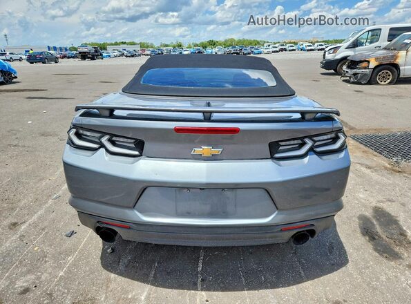 1G1FB3DX8L0121286 2020 CHEVROLET CAMARO Gray Հետևի տեսք
