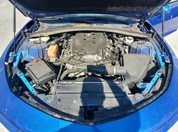 1G1FD1RS0H0107241 2017 CHEVROLET CAMARO Blue Rear interior view