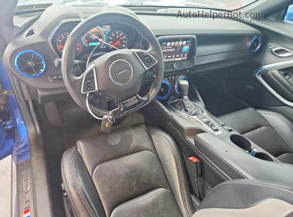 1G1FD1RS0H0120085 2017 CHEVROLET CAMARO Blue Vista del salpicadero