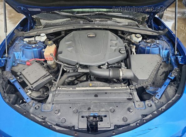 1G1FD1RS0H0120085 2017 CHEVROLET CAMARO Blue Vista interior trasera