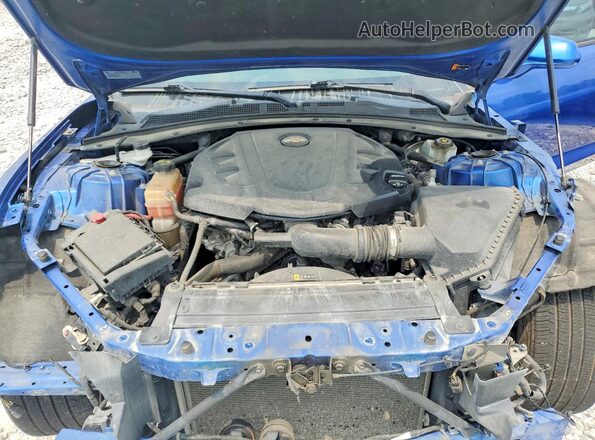 1G1FD1RS0J0160849 2018 CHEVROLET CAMARO Blue Widok wnętrza z tyłu