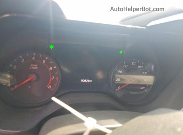 1G1FD1RS3N0106998 2022 CHEVROLET CAMARO White Вид щитка приладів