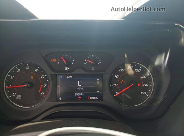 1G1FD1RS4K0155428 2019 CHEVROLET CAMARO Gray Вид щитка приладів