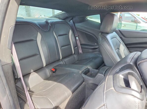 1G1FD1RS5H0180265 2017 CHEVROLET CAMARO Black Rear seats view