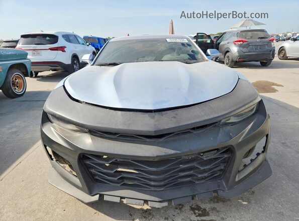 1G1FD1RS5J0137003 2018 CHEVROLET CAMARO Синий Вид сзади