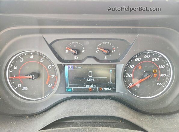 1G1FD1RS6H0133827 2017 CHEVROLET CAMARO Белый Вид щитка приборов