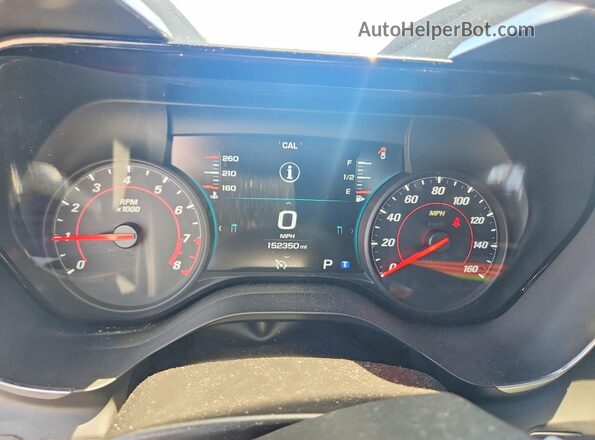 1G1FD1RS8J0108787 2018 CHEVROLET CAMARO Серебряный Вид щитка приборов