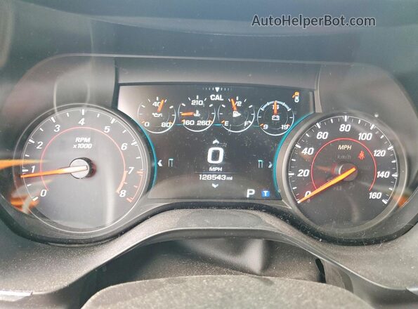 1G1FD1RSXH0101866 2017 CHEVROLET CAMARO Blue Instrument cluster view