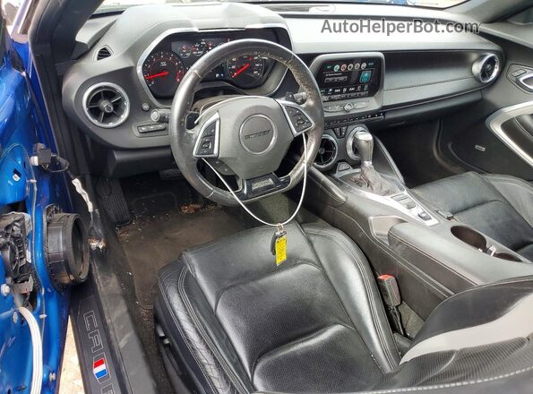 1G1FD1RSXH0101866 2017 CHEVROLET CAMARO Blue Dashboard view