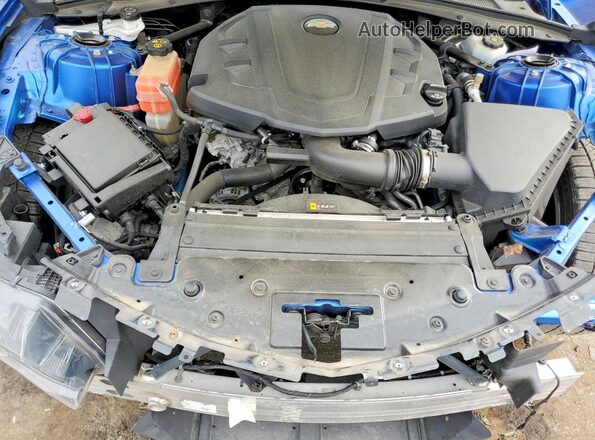 1G1FD1RSXH0101866 2017 CHEVROLET CAMARO Blue Rear interior view