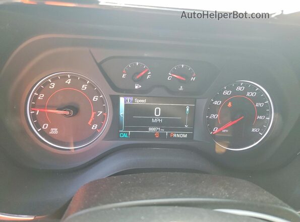 1G1FD1RX9G0172647 2016 CHEVROLET CAMARO Silver Instrument cluster view