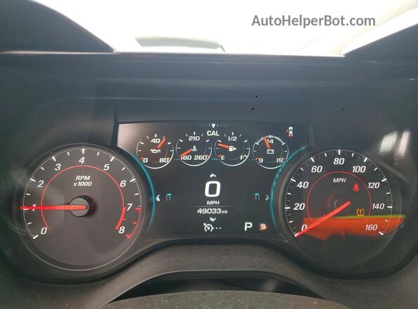 1G1FD3DS9H0111534 2017 CHEVROLET CAMARO Black Instrument cluster view