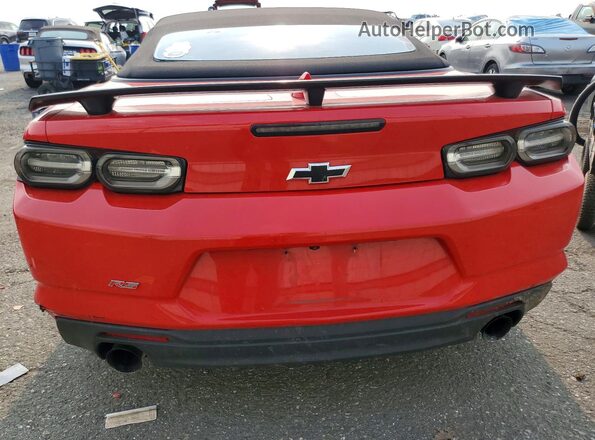 1G1FD3DX0P0136624 2023 CHEVROLET CAMARO Red უკანა ხედი