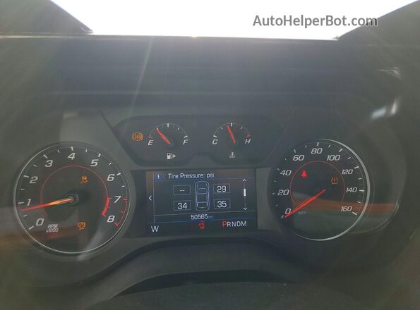 1G1FD3DX0P0136624 2023 CHEVROLET CAMARO Red ხელსაწყოთა პანელის ხედი