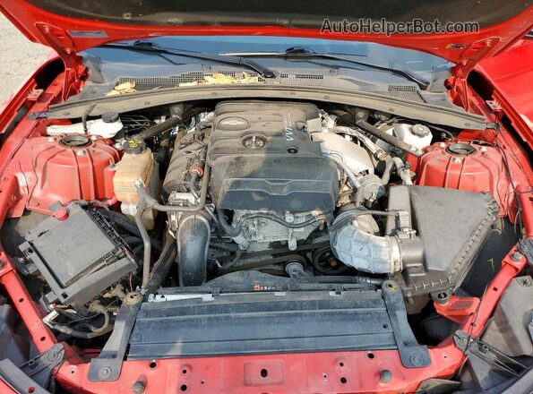 1G1FD3DX0P0136624 2023 CHEVROLET CAMARO Red უკანა სალონის ხედი