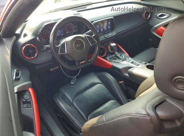 1G1FD3DX0P0136624 2023 CHEVROLET CAMARO Red წინა პანელის ხედი