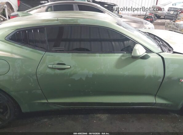1G1FE1R75J0186517 2018 CHEVROLET CAMARO Green უკანა სალონის ხედი