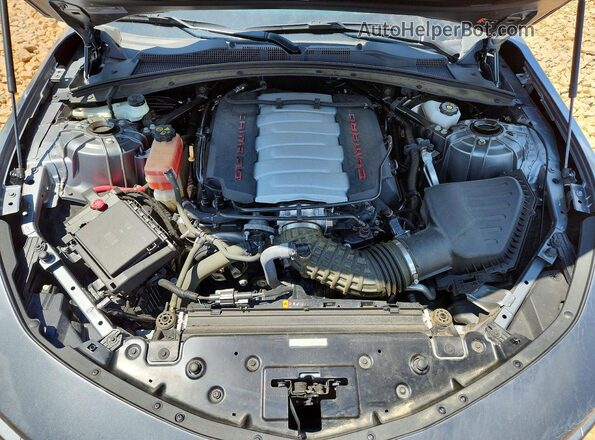 1G1FE1R79N0100115 2022 CHEVROLET CAMARO Серый Вид задней части салона