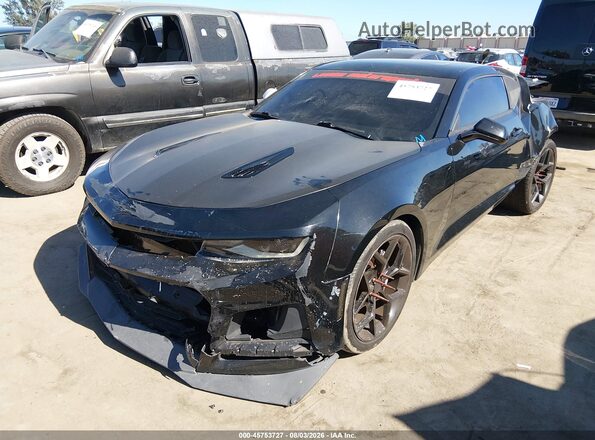 1G1FF1R70J0165166 2018 CHEVROLET CAMARO Black Vista tres cuartos delantera izquierda