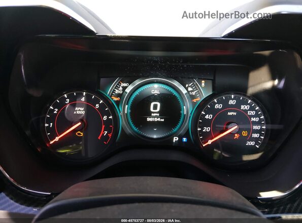 1G1FF1R70J0165166 2018 CHEVROLET CAMARO Black Vista de los asientos traseros