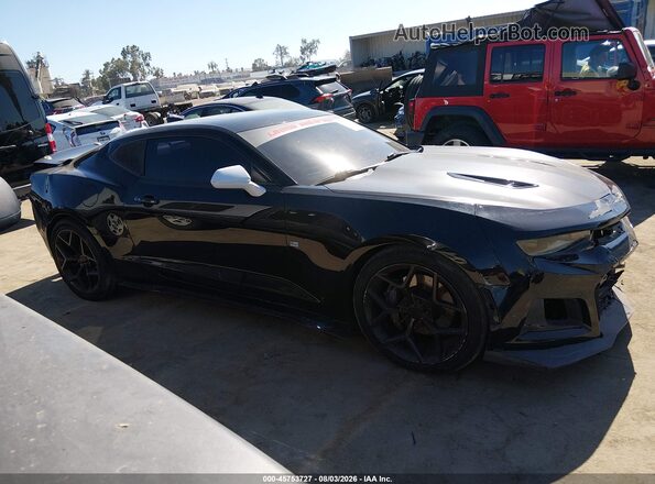 1G1FF1R70J0165166 2018 CHEVROLET CAMARO Black Vista interior trasera