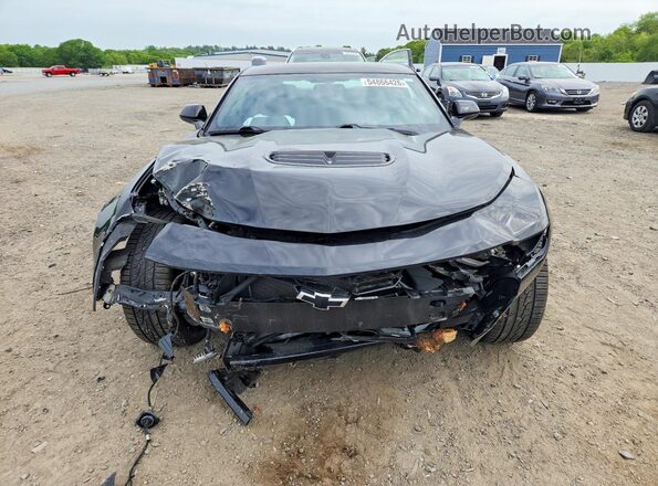 1G1FF1R70M0109166 2021 CHEVROLET CAMARO Black წინა ხედი