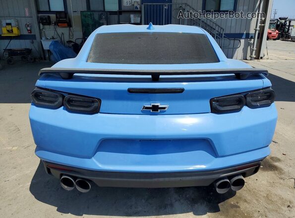 1G1FF1R70M0110429 2021 CHEVROLET CAMARO Blue Vista trasera