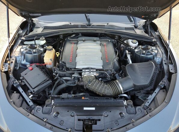 1G1FF1R70N0101344 2022 CHEVROLET CAMARO Gray Вид задньої частини салону