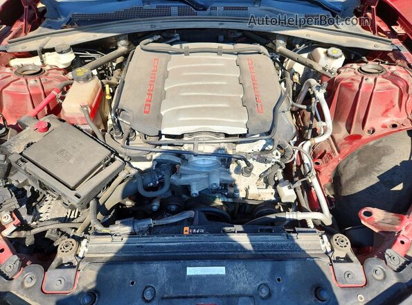 1G1FF1R72M0133291 2021 CHEVROLET CAMARO Red Սալոնի հետևի տեսք