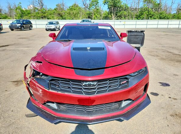 1G1FF1R72M0133291 2021 CHEVROLET CAMARO Red Դիմացի տեսք