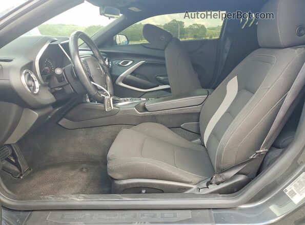 1G1FF1R73J0190708 2018 CHEVROLET CAMARO Charcoal Widok wnętrza z przodu