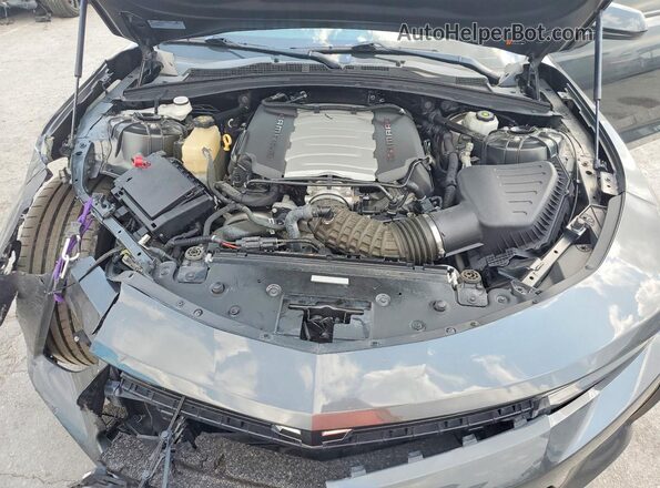 1G1FF1R73J0190708 2018 CHEVROLET CAMARO Charcoal Widok wnętrza z tyłu
