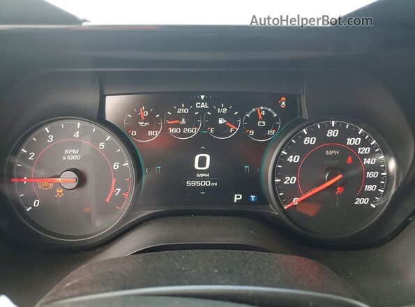 1G1FF1R73J0190708 2018 CHEVROLET CAMARO Charcoal Widok zestawu wskaźników