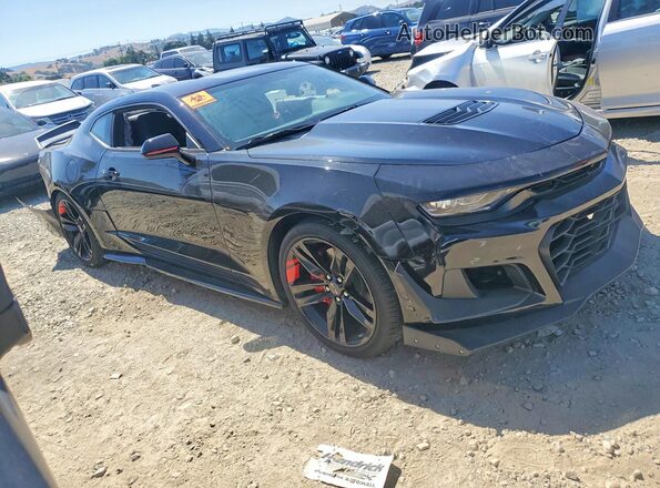1G1FF1R73M0137348 2021 CHEVROLET CAMARO Black წინა მარჯვენა