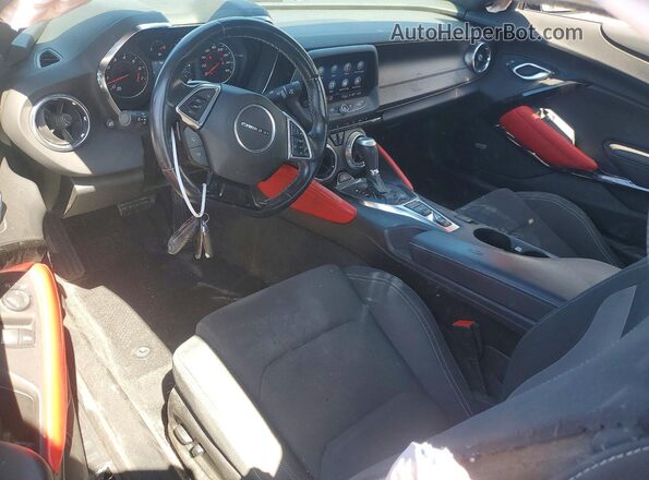 1G1FF1R73M0137348 2021 CHEVROLET CAMARO Black წინა პანელის ხედი